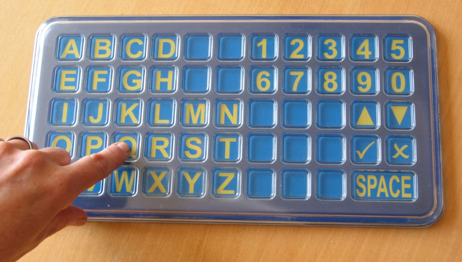 small and large scale alphabet board